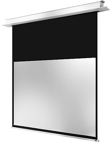 celexon Pantalla para Escuela, proyección, presentación y Cine en casa empotrable motorizada Profesional Plus hasta 4K- 200 x 125 cm - 16:10