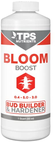 Bloom Bud Builder & Flower Hardener Plant Nutrient and Supplement, Triggers Fast Flowering by TPS Nutrients, 32 oz