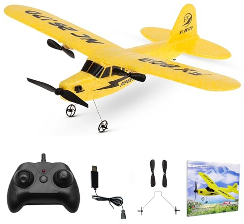 Goolsky FX-803 Remote Control Airplane RC Airplane, RC Plane Glider Ready to Fly, 2.4G 2CH 300mm Fixed Wing Radio Controlled Plane Aircraft RTF Gift for Boys Girls