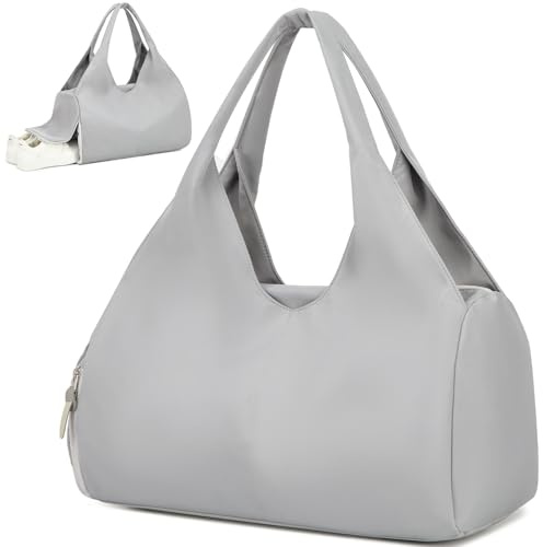 BlesMaller Sporttasche Damen Reisetasche Handgepäck mit Schuhfach & Nassfach Trainingstasche kleine Gym Tasche für Yoga Sauna Schwimmen