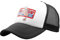 Zonster Unisex-LKW Baseball Mesh Cap Adjustable Snapback Bubba Gump Shrimp Baseballmütze Bestickte Kappen Schwarz