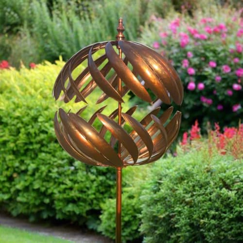 Kenwood bronze with gold brush wind sculpture spinner. Delivery 1-3 business days