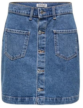 ONLY ONLAMAZING Jupe Corduroy Courte | Court, Casual, Température maximale 40°C programme très doux