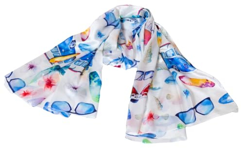 FOULARD/STOLA A.CARACCIOLO LINEA CAPRI 100% SETA (MARINA PICCOLA)