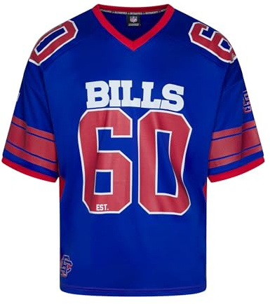 Recovered Buffalo Bills NFL Mesh Oversized Top Jersey Trikot Blau - XL