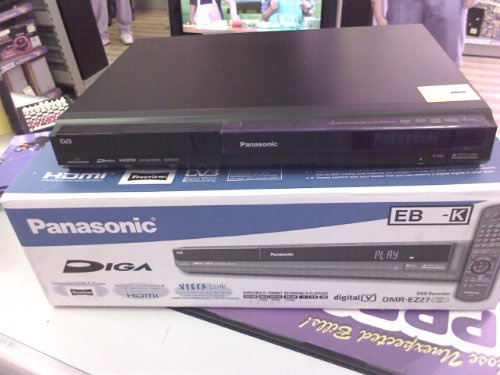 Panasonic DMR-EZ27 - Multi Format DVD Recorder - With 1080P Up-Conversion & Freeview - Black