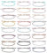 Dochais 24 Stück Boho Armbänder Geflochten, Sommer Surfer Fußkettchen, Strand Set, Einstellbare Wasserdichte Freundschaftsarmband für Frauen Damen