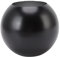 Vaso per Fiori Bubble Bowl, Piccolo Vaso Rotondo a Sfera in Acciaio Inossidabile per Matrimoni, Eventi, Decorazioni, Arrangiamenti, Decorazioni per Ufficio e Casa(Nero opaco)