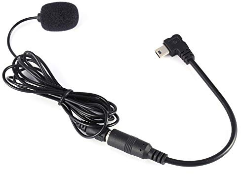 Adaptateur de Microphone de Caméra d'action 4k60fps 10 × 10 × 2, Clip de Microphone Externe de 3.5mm sur Le Câble Adaptateur de Microphone pour Hero4 3 3