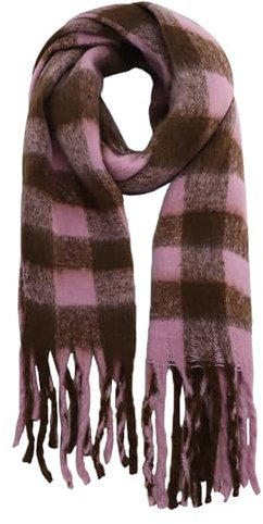 AIchenYW Weihnachtsmannschal weiches Schal Weihnachtsschalen Weicher Schal dezenten Kopftuch Design scarf Winddichte Gamaschenmaske Tücher Loop Herbst Schal Wärme Elegante Schals (Pink, One Size)