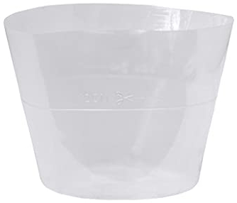 Luca Lifestyle Flexibler Kunststoffeinsatz für Pflanzkübel - Blümeneinsatz - Rund 30x22 cm - F1403