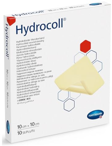 Hydrocoll 10 x 10, Hydrokolloid-Verband, 10 Stück