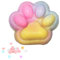 VARKAGE Big Cat Paw Squishy, Kawaii Flauschige Squishy Pfote, Große Katzenpfoten Squishy, 14 X 13 cm, Zum Konzentrieren, Angst Relief, Anti Stress, Zum Entspannen zu Hause Im Büro