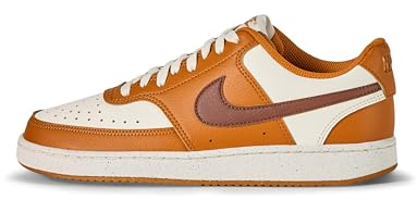 Nike Chaussures Court Vision Low Next Nature pour Femme, Desert Ochre Fauna Brown Pale Ivory, 40 EU