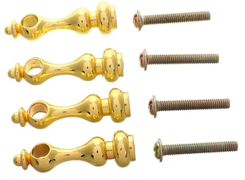 UKCOCO 4piezas Accesorios para Conectores De Barandilla Tapa De Poste De Metal para Muebles De Vidrio Gabinetes Uso Interior