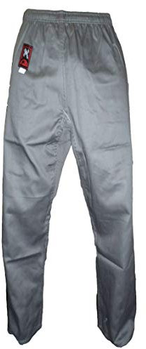 Budodrake Kung Fu Hose grau, ohne Bündchen (170)