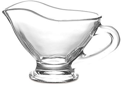 Cok 116-J127-2 GB1K36 Medium Sauceboat, 200 ml, Glass, Transparent