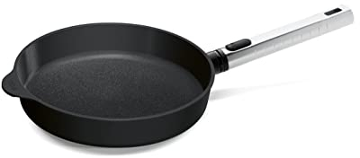 Norbert Woll 1528PLCIB Diamond Pro Logic XR Gusspfanne, Aluminium, Grau-Schwarz