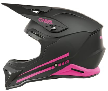 O'NEAL 1SRS Jugendhelm / Youth SOLID Schwarz/Pink M