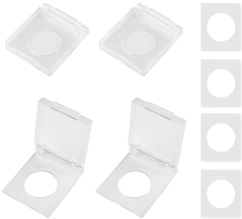 UFURMATE Cubierta para interruptor de botón, 4 unidades, transparente, a prueba de polvo, autoadhesiva, a prueba de niños, para interruptor de botón de 16 mm