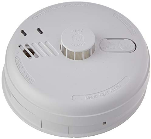 Aico Heat Alarm Ei144RC - Mains Powered with 9V Battery Back-up