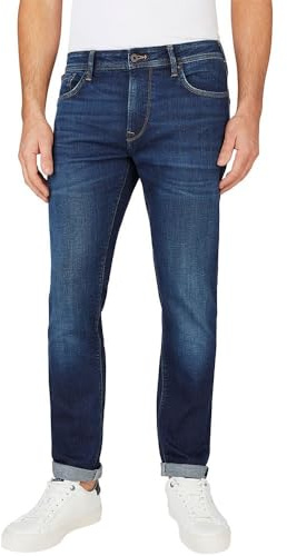 Pepe Jeans Stretch Tapered , Jeans, Hombre, Azul (Denim-ct3), 38W / 30L