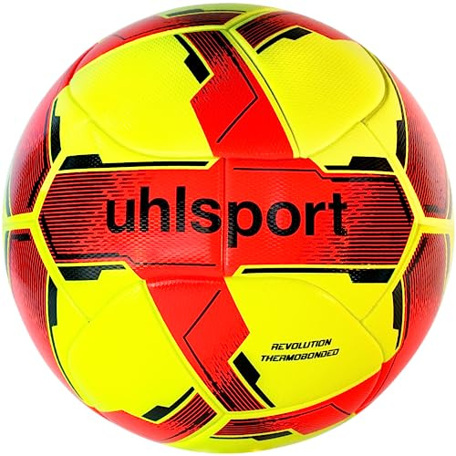 uhlsport Revolution Thermobonded Ballon de football pour adultes - thermocollé avec un matériau durable - CERTIFIÉ FIFA QUALITY PRO