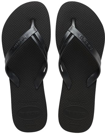 Havaianas Elegance Women's Flip Flop, Black, 1/2 UK
