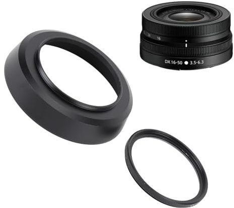 49MM Slim Lågprofildesignad Huva, HN-2 Ihålig Motljusskydd UV-filter 49 Mm Motljusskydd Solskyddsskyddssats för AF28mm F2. 8 35-70 Mm F3.3-4.5 24-70 Mm F3.5-5.6 IX Kameratillbehör
