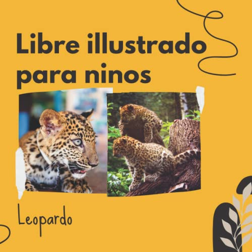 Libre illustrado para ninos - Leopardo: Leopardo en imágenes - Niños de 2 a 5 años