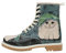DOGO Vegane Damen Boots Stiefeletten - Rain Drops May Heal Your Soul 39