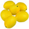LATRAT 6 Stück Künstliche Gelbe Zitrone, Faux gelbe Zitronen Dekor Realistische Fake Obst Zitronen für Schalen Dekor Tisch Centerpieces Sommer Zitronen Dekorationen Party