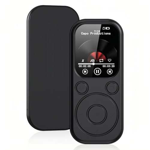 SENECESLI Lettore MP3 con Bluetooth 5.4, Lettore Musicale Portatile con Schermo da 2,01 Pollici, Suono Hi-Fi Senza Perdite, Altoparlante Integrato e Radio FM, Supporta (Scheda di memoria piccola da