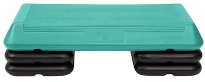 Freestyle STEP Exercise Step Platform, Circuit Size Stepper for Exercise at Home with 4 Stackable Risers for Height Adjustments