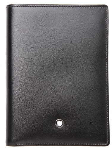 Montblanc Meisterstück Münzbörse, Schwarz: Klassisch, Unisex, Leder, Brieftasche, 7 Kreditkartenfächer, Herausnehmbares Ausweisetui, 4 Extrafächer