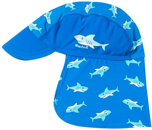 Playshoes Badekappe Kopfbedeckung Unisex Kinder,Hai,53