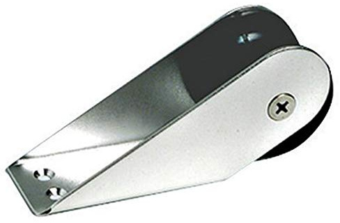 OSCULATI Musone di Prua in Acciaio Inox Lunghezza 155mm, Larghezza 51mm - puleggia di Nylon