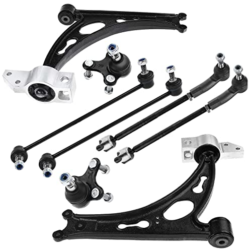 Frankberg 10x Querlenker Satz Vorne Kompatibel mit Golf Plus 5M1 521 All Motoren 2004-2013 A3 8P1 All Motoren 2003-2012 Leon 1P1 All Motoren 2005-2012 Replace# 1K0407151AC