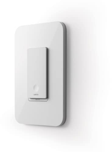 Wemo Smart Light Switch with Thread - Smart Switch for Apple HomeKit - 3 Way Switch Compatible - Smart Home Products, - Can only be used with Apple HomeKit, Apple Home App - Requires Neutral Wire