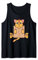Katze Karton witzig Kinder Katzenhalterin Haustiere Kind Tank Top