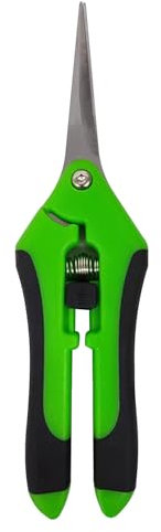 FUZVOL Pruning Shear 16.5cm/6.5Inch Stainless Steel Gardening Hand Pruner Professional Straight Tip Gardening Trimming Scissor for Plants Fruit Branch Bouquet