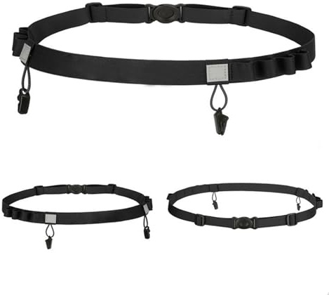 Cinturón porta dorsales running Banda Elástica y Cómoda para Cintura