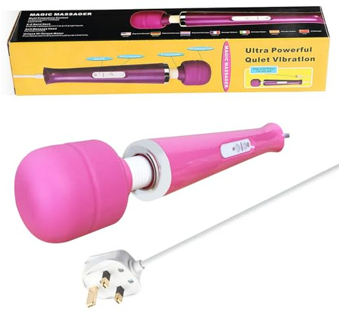 Vibrator for Women – Sex Toy, Wand Massager for Clitoral Stimulation | Adult Sex Toys for Woman & Couples, Personal Vibrator for Full-Body Massage & Intimate Pleasure – Clit Stimulator, Pink