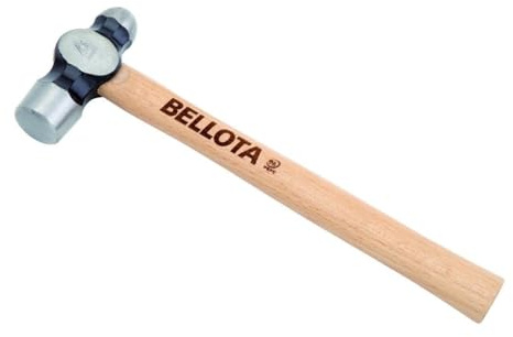 Bellota 8011-B - Martello Meccanico a Sfera con Manico in Legno per Officina e Lavori nell'Edilizia