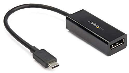 StarTech.com USB C to DisplayPort Adapter - 8K/5K/4K USB Type C to DP 1.4 Alt Mode Video Converter - HBR3/DSC/HDR - 8K 60Hz Thunderbolt 3 Compatible DisplayPort Monitor Display Adapter (CDP2DP14B)