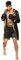 Boland - Kostüm Boxer, Mantel, Handschuhe, Hose, Gürtel, Kostüm für Herren, gold-schwarz, Boxchampion, Weltmeister, Kostüm, Karneval, Mottoparty, 50-52