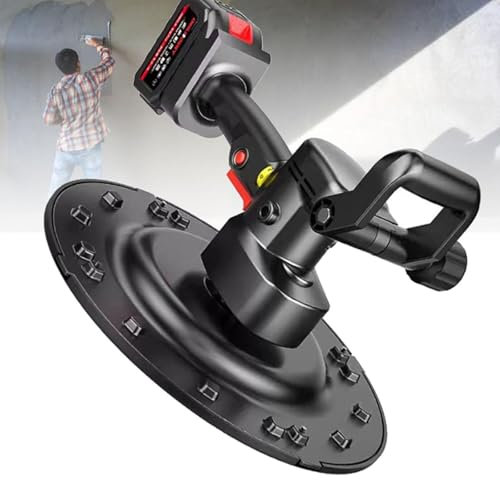 Generico Lucidatrice Levigatrice per Pareti con Cazzuola Elettrica Multifunzionale Kit Levigatrice per Superfici per Pareti in Cemento Portatile Lucidatrice per Levigatrice per Pareti,1battery