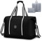 SPAHER 50L Reisetasche Groß Handgepäck Tasche 55x40x23 Germanwings Lufthansa TUI Airways Faltbare Sporttasche Damen Herren Carry on Luggage Gym Duffle Bag Weekender Fitness Bag mit Schuhbeutel