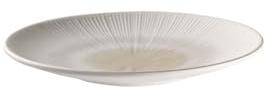 APS 85504 tallrik BLUSH – Ø 26 cm, H: 3 cm, melamin vit/beige