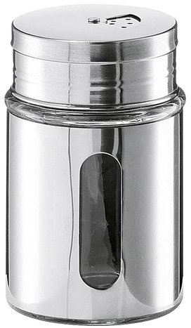 Zeller Present 19962 Gewürzstreuer groß, 220 ml, Edelstahl, silber